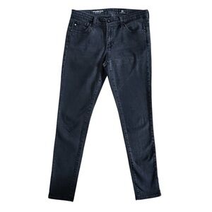 Ag Adriano Goldschmied Black Denim Jeans leggings ankle skinny women 27R 27 #793